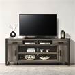 Liberty Furniture Fireplace TV Consoles 686 78 Inch Console w/ Fire FTS - Brown