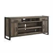 Liberty Furniture Fireplace TV Consoles 686 78 Inch Console w/ Fire FTS - Brown