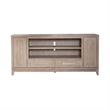 Liberty Furniture Fireplace TV Consoles 789 80 Inch Console w/ Fire FTS - Brown