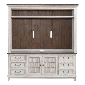 Liberty Furniture River Place Entertainment Center - White