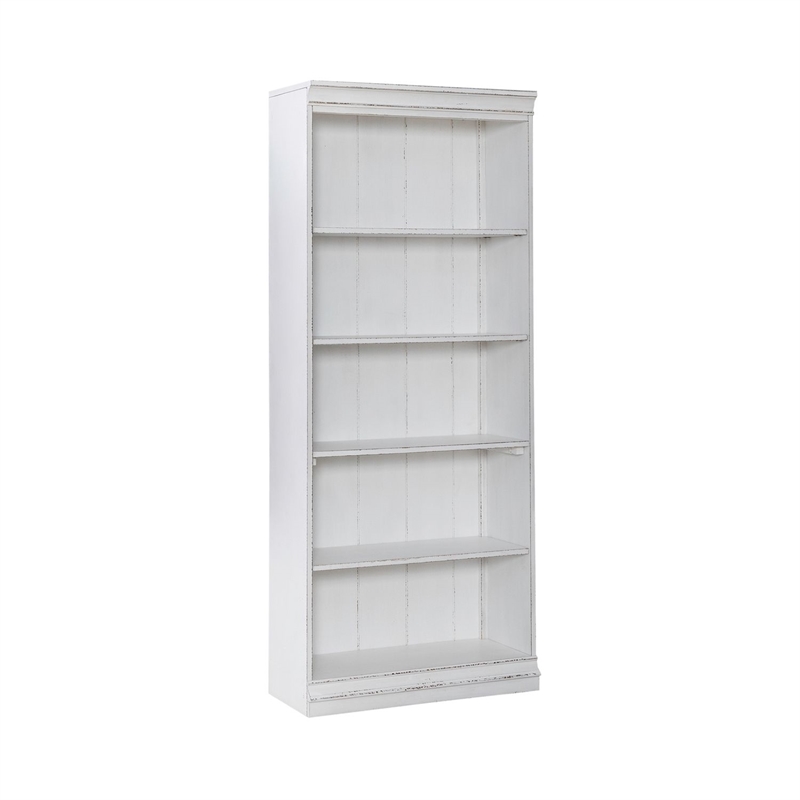 Liberty Furniture Magnolia Manor 72 Inch Bookcase - White