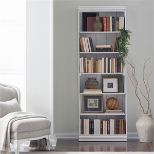Liberty Furniture Magnolia Manor 84 Inch Bookcase - White