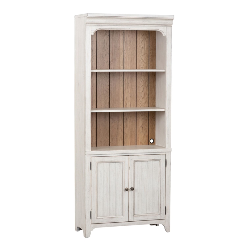 Liberty Furniture Farmhouse Reimagined Bookcase - White