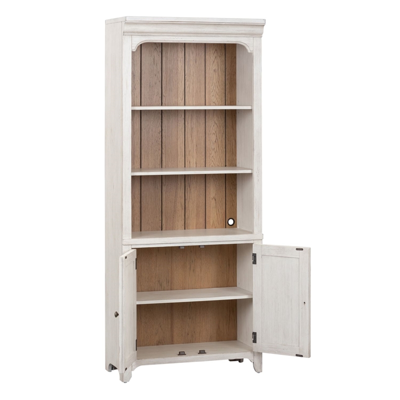 Liberty Furniture Farmhouse Reimagined Bookcase - White