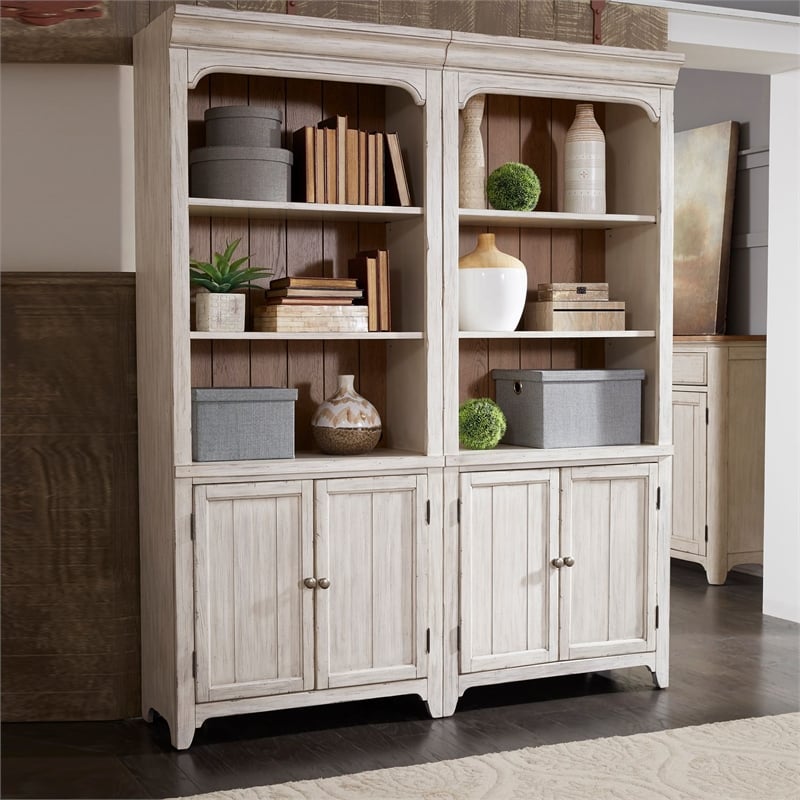 Liberty Furniture Farmhouse Reimagined Bookcase - White