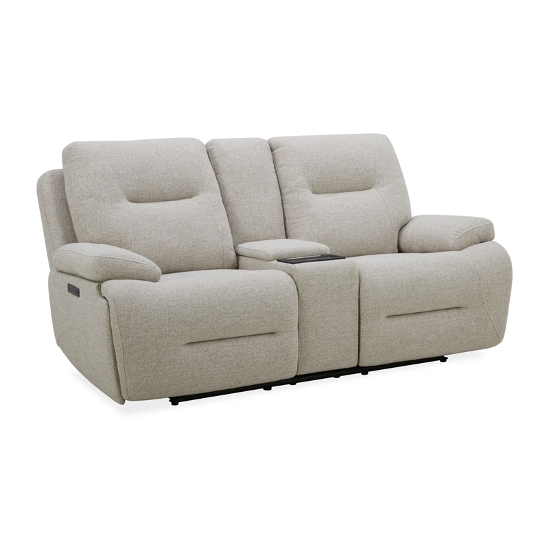 Liberty Furniture Cameron Loveseat with Console - White