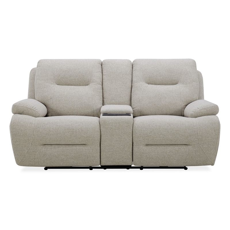 Liberty Furniture Cameron Loveseat with Console - White