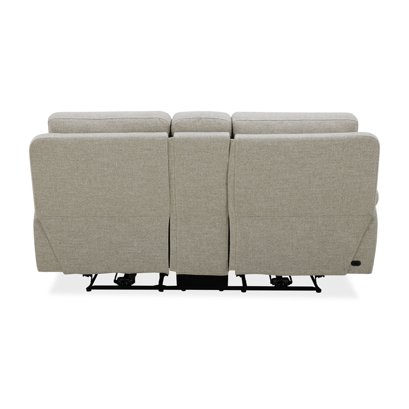Liberty Furniture Cameron Loveseat with Console - White