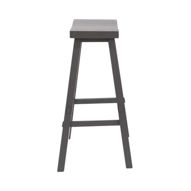 Liberty Furniture Creations 24 Inch Sawhorse Counter Stool- Gray