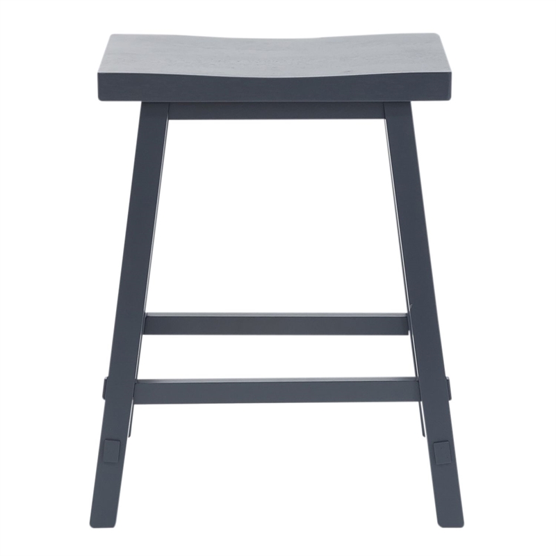 Liberty Furniture Creations 24 Inch Sawhorse Counter Stool- Navy