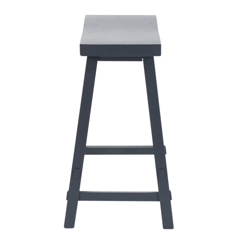 Liberty Furniture Creations 24 Inch Sawhorse Counter Stool- Navy