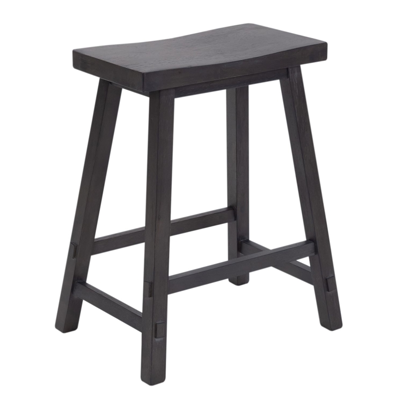 Liberty Furniture Creations 24 Inch Sawhorse Counter Stool - Slate
