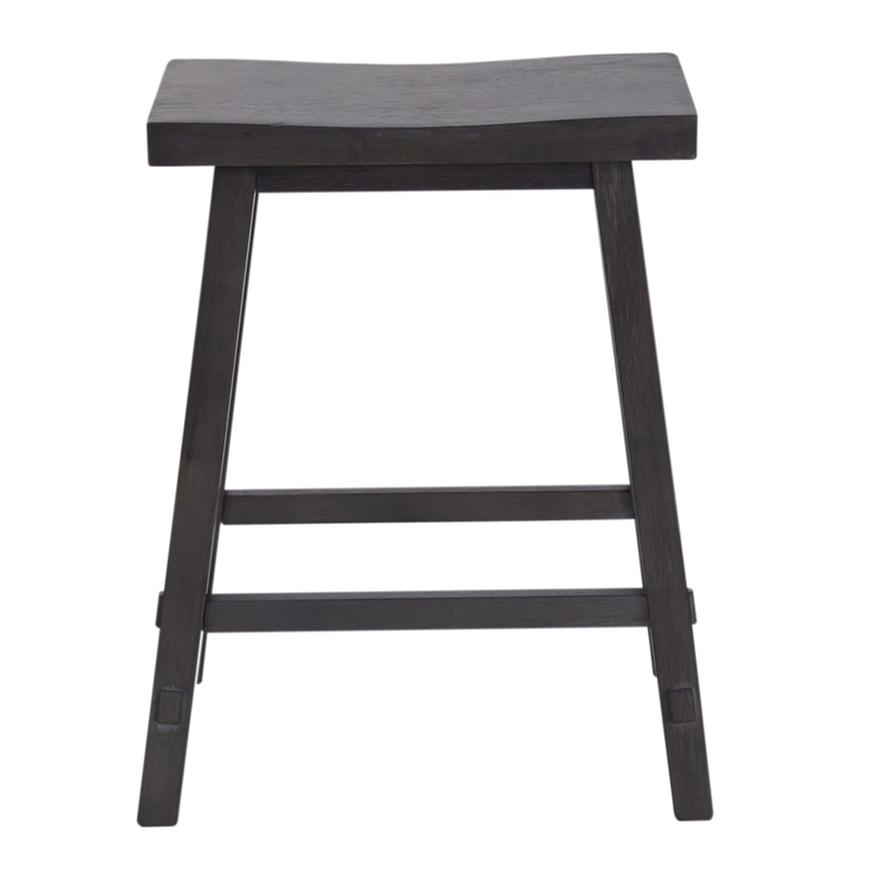 Liberty Furniture Creations 24 Inch Sawhorse Counter Stool - Slate