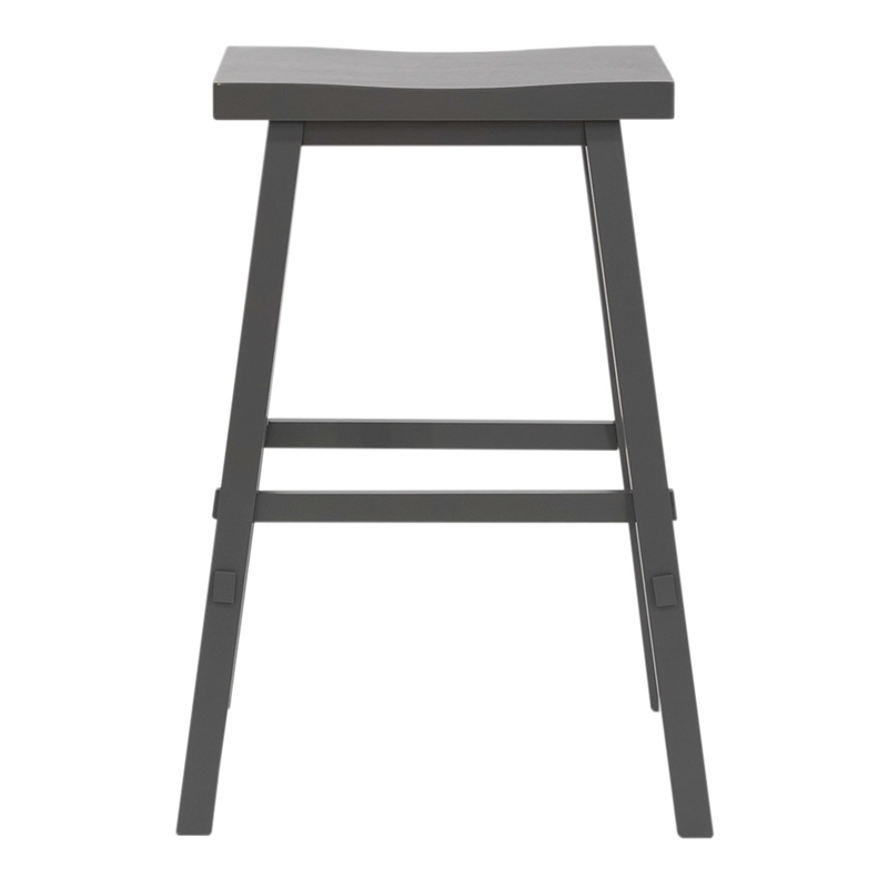Liberty Furniture Creations 30 Inch Sawhorse Stool- Gray