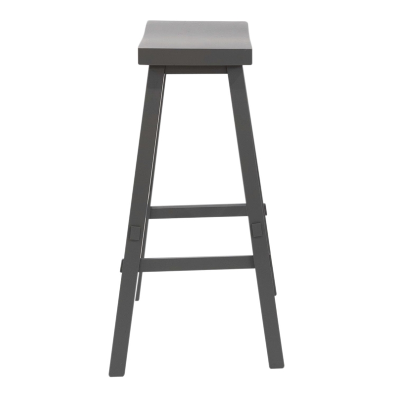 Liberty Furniture Creations 30 Inch Sawhorse Stool- Gray