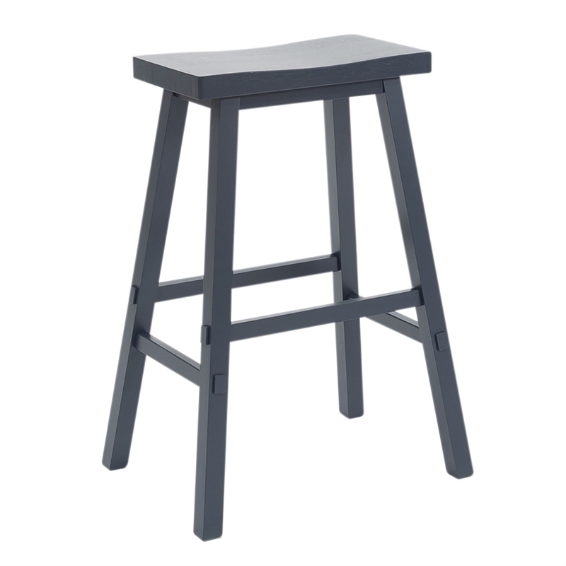 Liberty Furniture Creations 30 Inch Sawhorse Stool- Navy