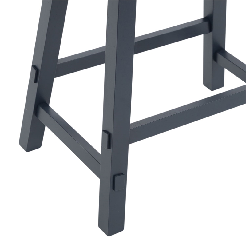 Liberty Furniture Creations 30 Inch Sawhorse Stool- Navy