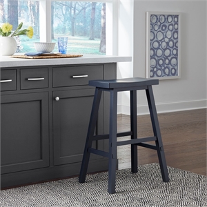 Liberty Furniture Creations 30 Inch Sawhorse Stool- Navy