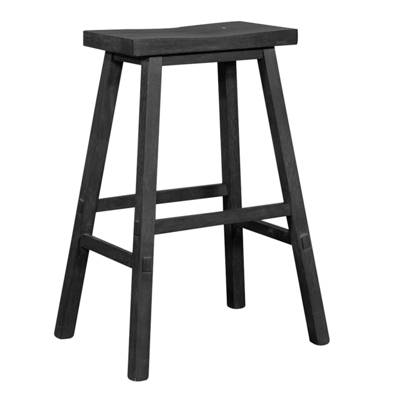 Liberty Furniture Creations 30 Inch Sawhorse Stool- Slate