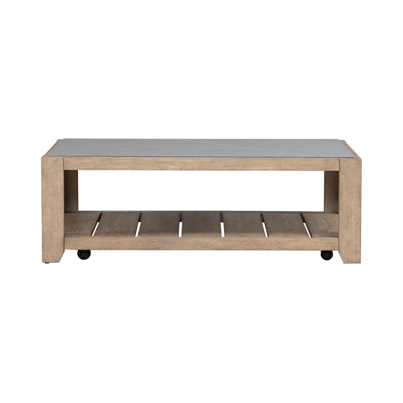 Liberty Furniture Millstone Cocktail Table - Brown