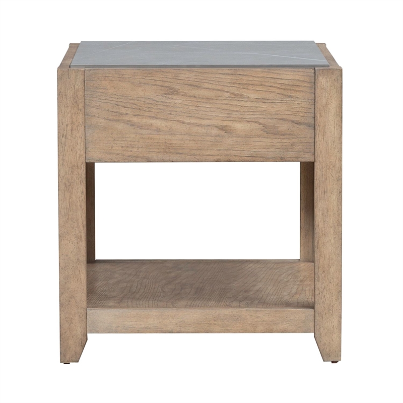 Liberty Furniture Millstone End Table - Brown
