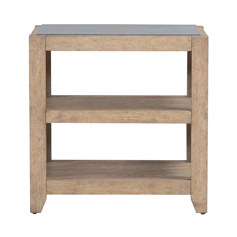 Liberty Furniture Millstone Chairside Table - Brown