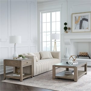 Liberty Furniture Millstone 3 Piece Living Room Table Set - Brown