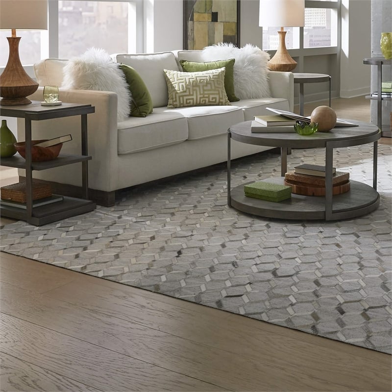Liberty Furniture Modern View 3 Piece Living Room Table Set - Gray