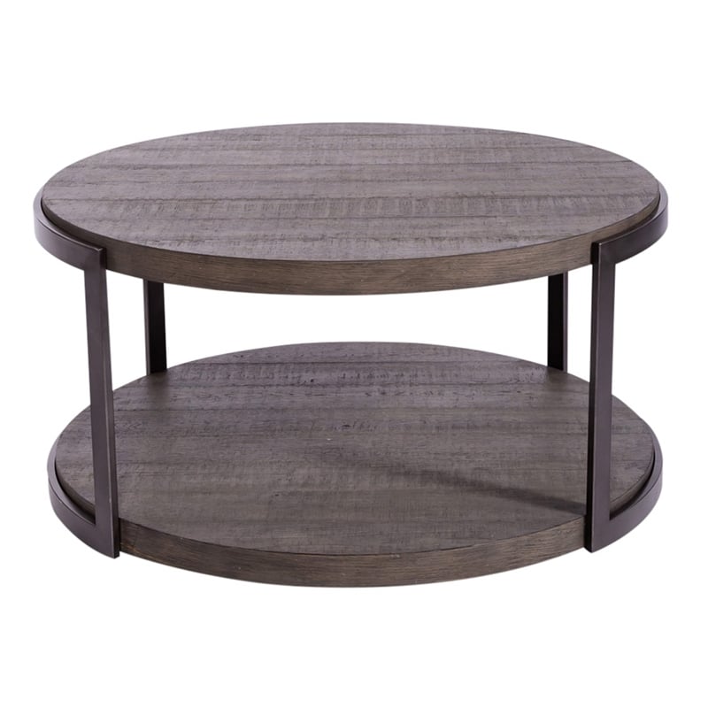 Liberty Furniture Modern View 3 Piece Living Room Table Set - Gray