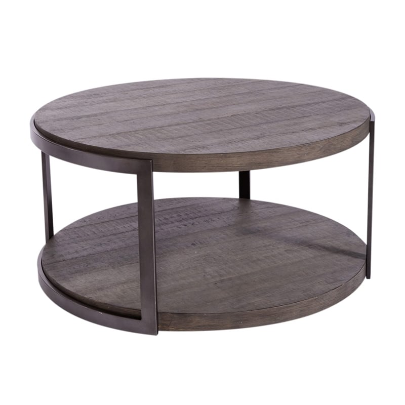 Liberty Furniture Modern View 3 Piece Living Room Table Set - Gray
