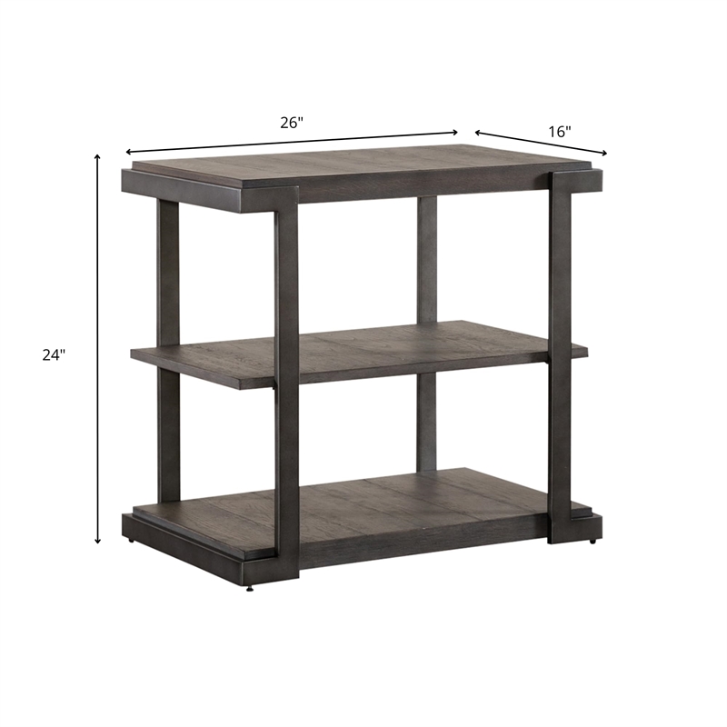 Liberty Furniture Modern View Opt 3 Piece Living Room Table Set - Gray