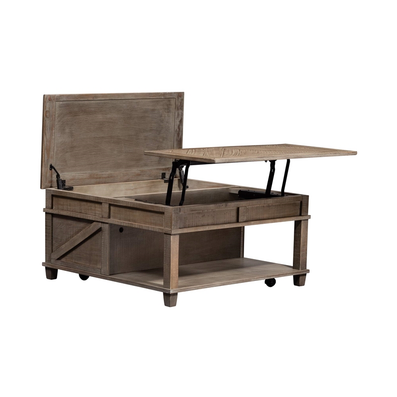 Liberty Furniture Parkland Falls Opt 3 Piece Living Room Table Set - Brown