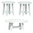 Liberty Furniture Modern Farmhouse 3 Piece Living Room Table Set - White