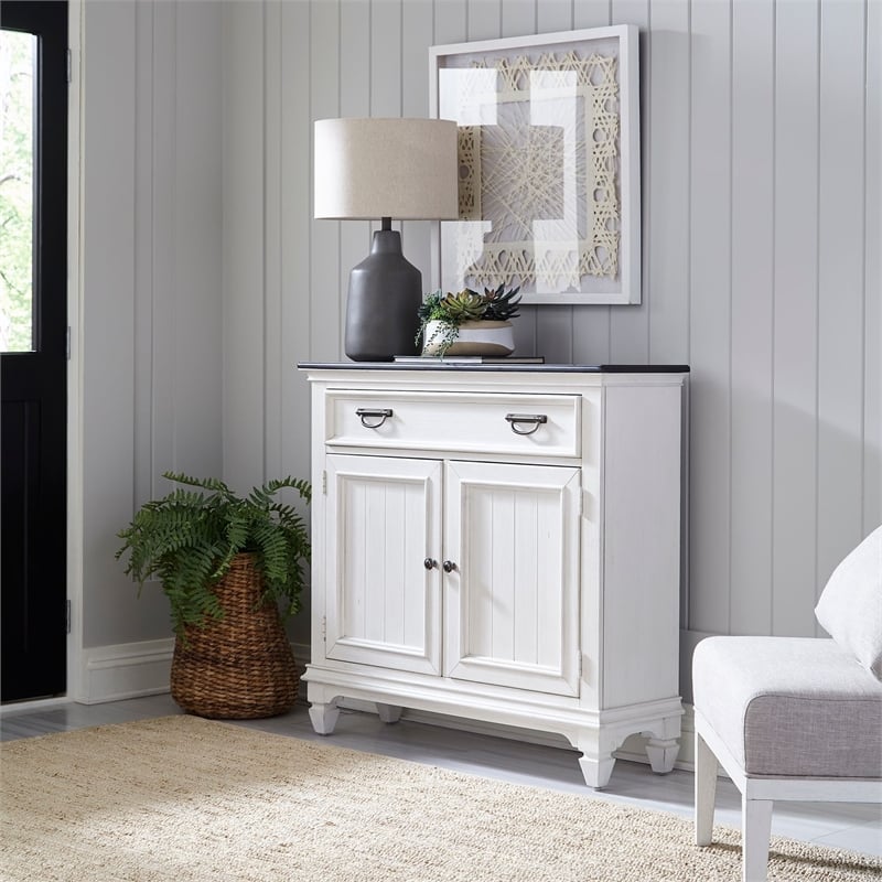 Liberty Furniture Allyson Park 42 Inch Accent Hall Console - White