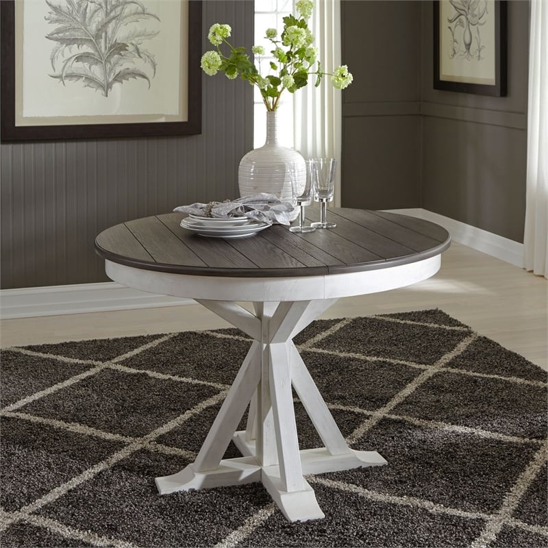 Liberty Furniture Allyson Park Pedestal Table - White
