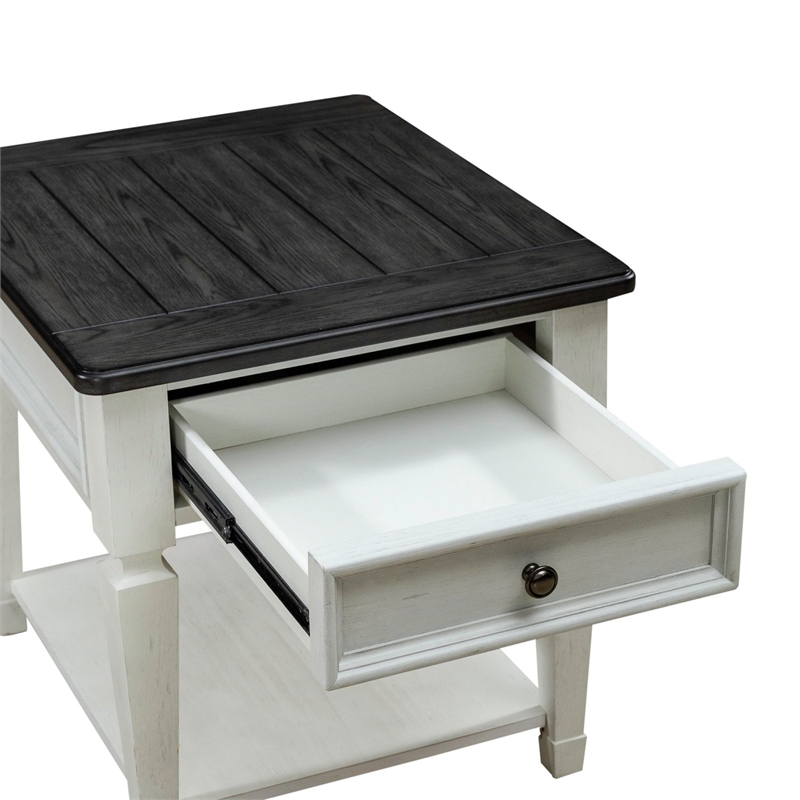Liberty Furniture Allyson Park Drawer End Table - White