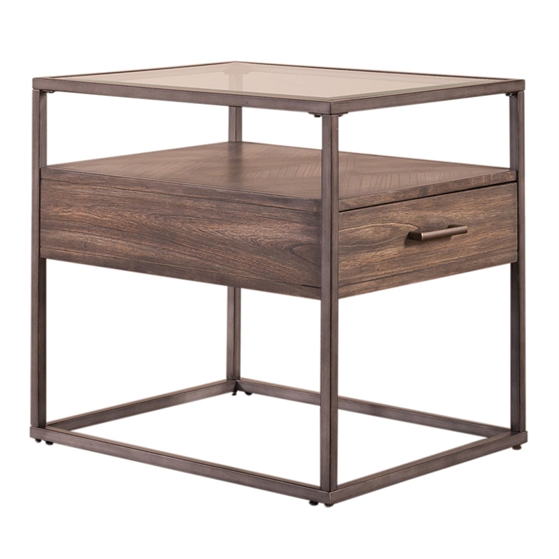 Liberty Furniture Jamestown 3 Piece Living Room Table Set - Brown