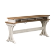 Liberty Furniture Farmhouse Reimagined Console Bar Table - White