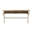 Liberty Furniture Farmhouse Reimagined Console Bar Table - White