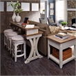 Liberty Furniture Farmhouse Reimagined Console Bar Table - White
