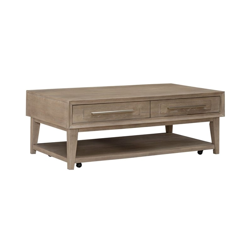 Liberty Furniture Brentwood 3 Piece Living Room Table Set - Brown