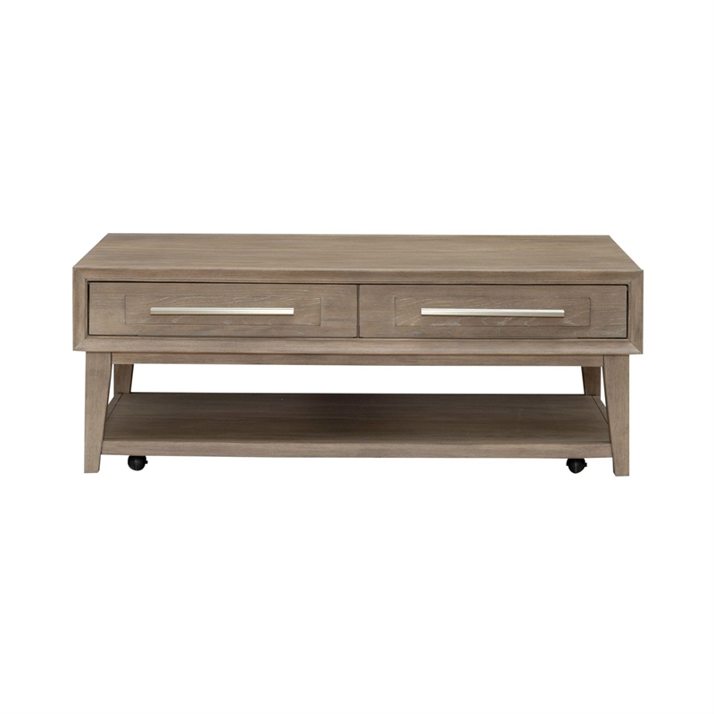 Liberty Furniture Brentwood 3 Piece Living Room Table Set - Brown