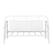 Liberty Furniture Vintage Series Twin Metal Day Bed - Antique White - Black