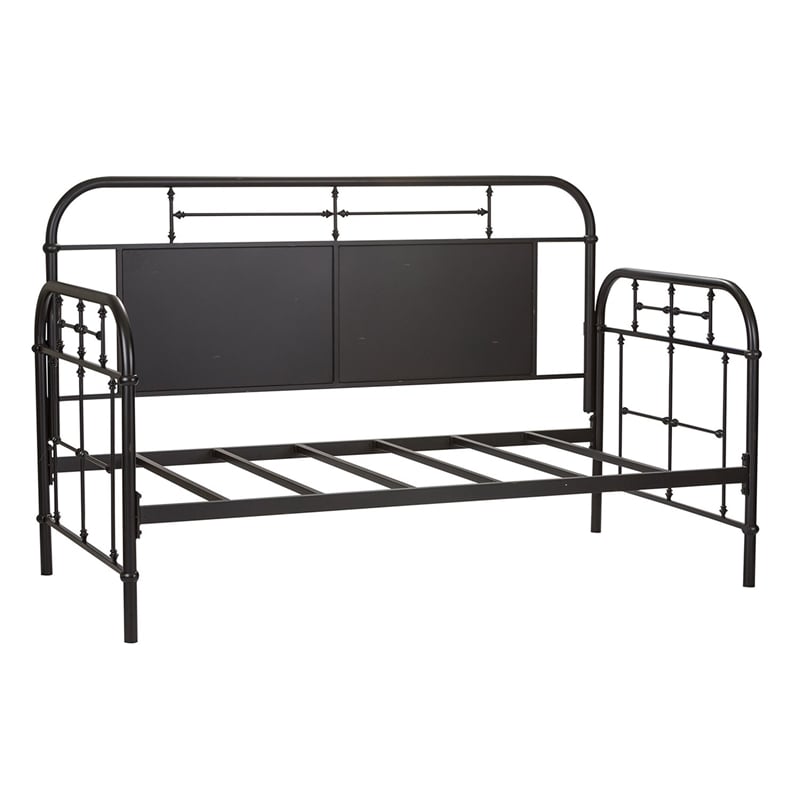 Liberty Furniture Vintage Series Twin Metal Day Bed - Black - Black