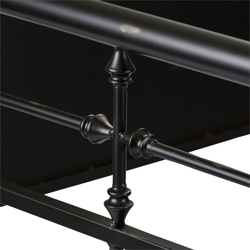 Liberty Furniture Vintage Series Twin Metal Day Bed - Black - Black