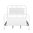Liberty Furniture Vintage Series Full Metal Bed - Antique White - Black