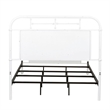 Liberty Furniture Vintage Series Full Metal Bed - Antique White - Black