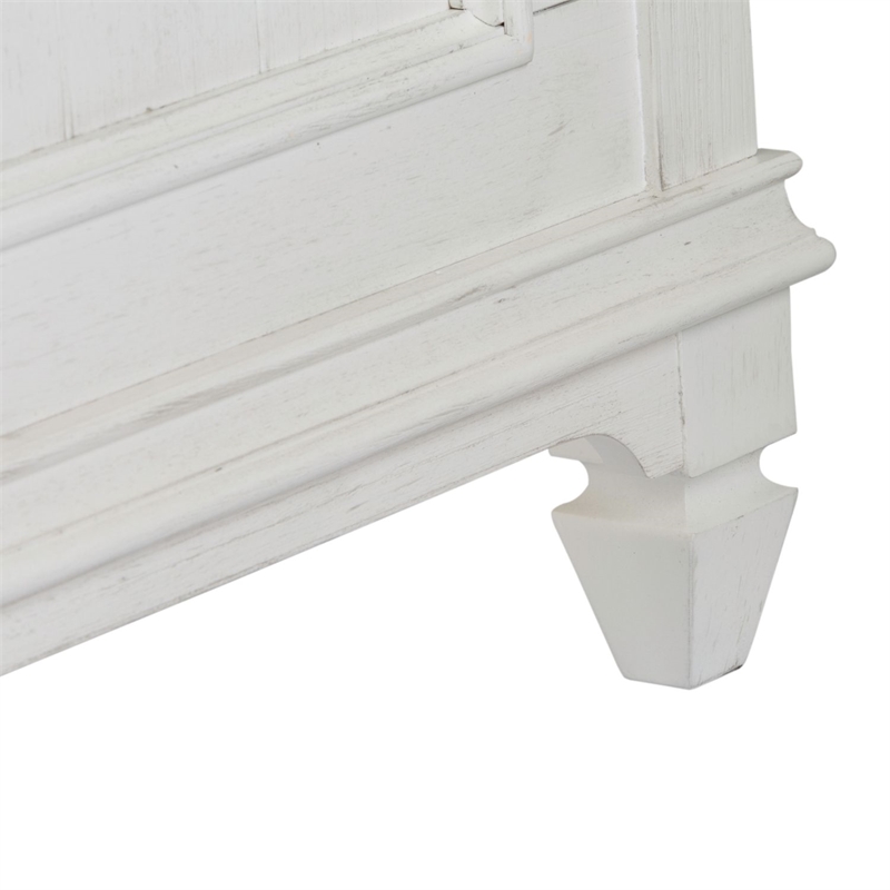 Liberty Furniture Allyson Park California King Panel Bed - White