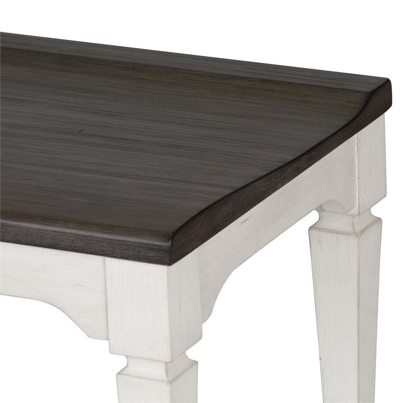Liberty Furniture Allyson Park Wood Seat Bench - White