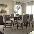 Liberty Furniture Double Bridge Upholstered Counter Chair -Set of 2 - Brown